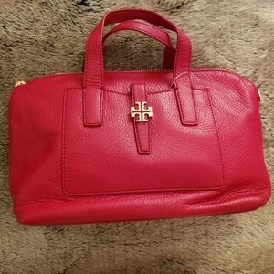 Tory Burch red leather bag